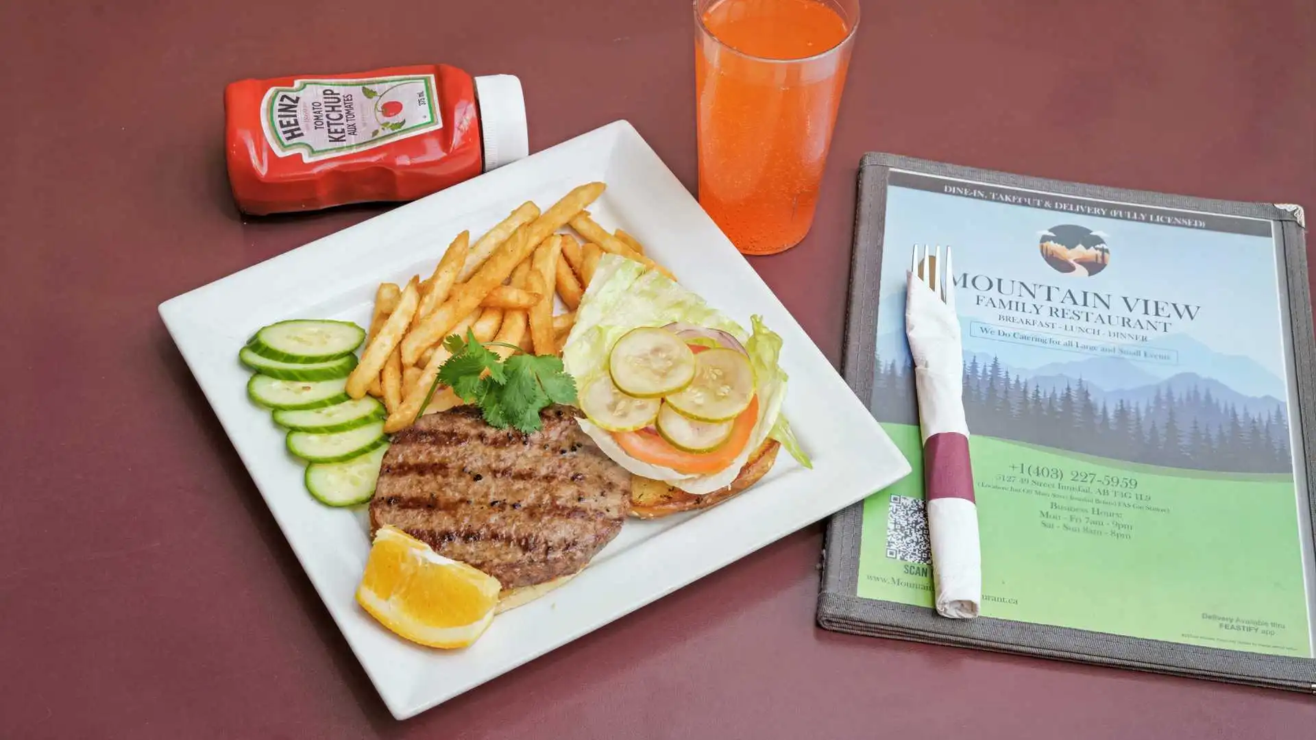 Warm homestyle dining at Mountain View Family Restaurant